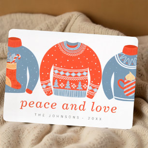 Cartes Pour Fêtes Annuelles Chic minimaliste moderne laide chic