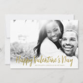 Cartes Pour Fêtes Annuelles Chic Photo Saint Valentin (Devant)