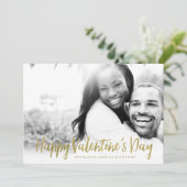 Cartes Pour Fêtes Annuelles Chic Photo Saint Valentin (Debout devant)