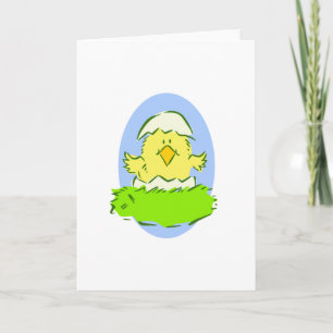 Cartes Pour Fêtes Annuelles Chick de Pâques