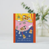 Cartes Pour Fêtes Annuelles Chickadee de Noël par Vera Trembach (Debout devant)