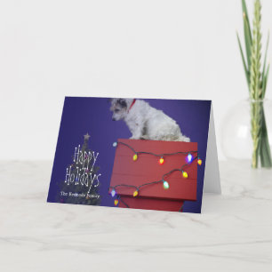 Cartes Pour Fêtes Annuelles Chien 2012 de Noël