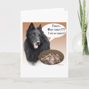 Cartes Pour Fêtes Annuelles Chien à chiens de mouton belge Turquie