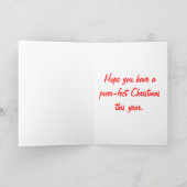 Cartes Pour Fêtes Annuelles Chien / Arbre de Noël de chat (Intérieur)