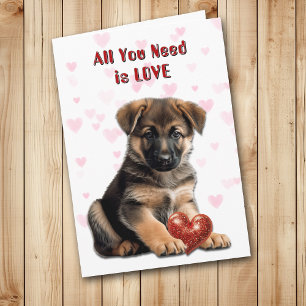 Cartes Pour Fêtes Annuelles Chien Chien Chien Chien Allemand Chien Chien Chien