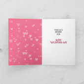 Cartes Pour Fêtes Annuelles Chien coquelicot Corgi en sueur Valentine (Intérieur)