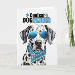 Cartes Pour Fêtes Annuelles Chien dalmate Coolest Papa Fête des pères