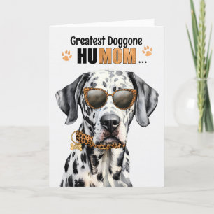 Cartes Pour Fêtes Annuelles Chien dalmate plus grand HuMOM Fête des Mères
