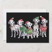 Cartes Pour Fêtes Annuelles Chien Dalmatien Noël Amant Noël Maman Chien Maman (Devant)