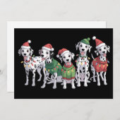 Cartes Pour Fêtes Annuelles Chien Dalmatien Noël Amant Noël Maman Chien Maman (Devant / Derrière)