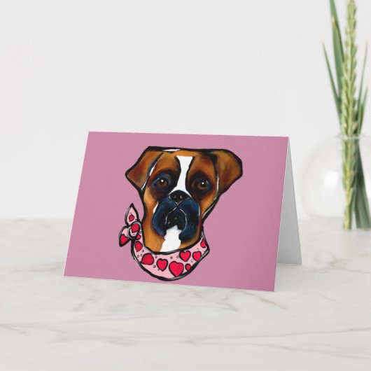 Cartes Pour Fêtes Annuelles Chien de boîte Valentine (Devant)