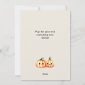 Cartes Pour Fêtes Annuelles Chien de caniche Joyeux Halloween (Dos)