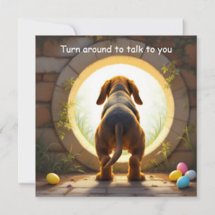 Cartes Pour Fêtes Annuelles Chien de charme Pâques
