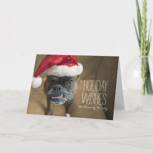 Cartes Pour Fêtes Annuelles Chien de Joyeux Noël