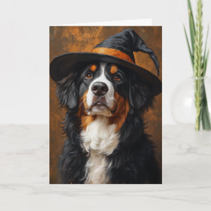 Cartes Pour Fêtes Annuelles Chien de montagne bernois Halloween