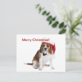 Cartes Pour Fêtes Annuelles Chien de Noël (Debout devant)