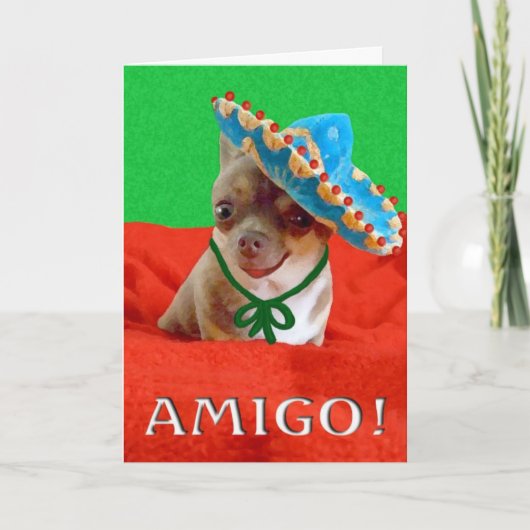 Cartes Pour Fêtes Annuelles chien de noël (Devant)