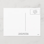 Cartes Pour Fêtes Annuelles chien de Noël (Dos)