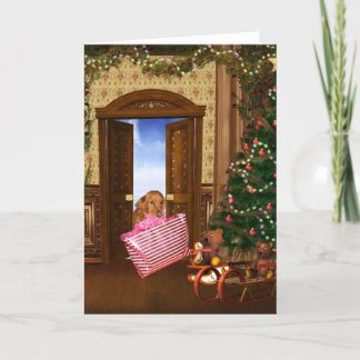 Cartes Pour Fêtes Annuelles Chien de Noël