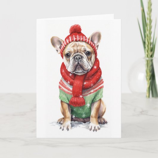 Cartes Pour Fêtes Annuelles Chien de Noël, Chien de Noël, Chien de Noël (Devant)