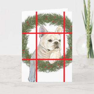 Cartes Pour Fêtes Annuelles Chien de Noël français