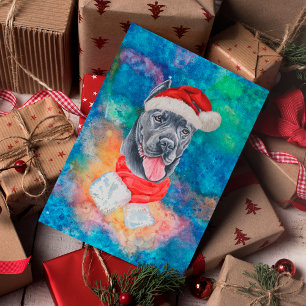 Cartes Pour Fêtes Annuelles Chien de race Cane Corso Noël