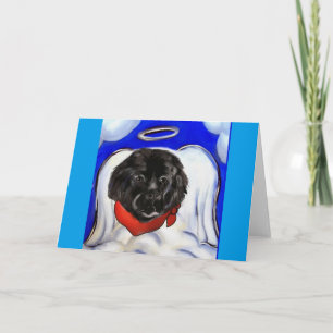 Cartes Pour Fêtes Annuelles Chien de Terre-Neuve