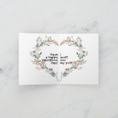 Cartes Pour Fêtes Annuelles Chien d'or Valentines (Intérieur)