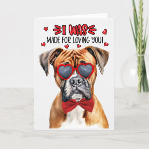 Cartes Pour Fêtes Annuelles Chien mignon en boîte qui t'aime Saint Valentin