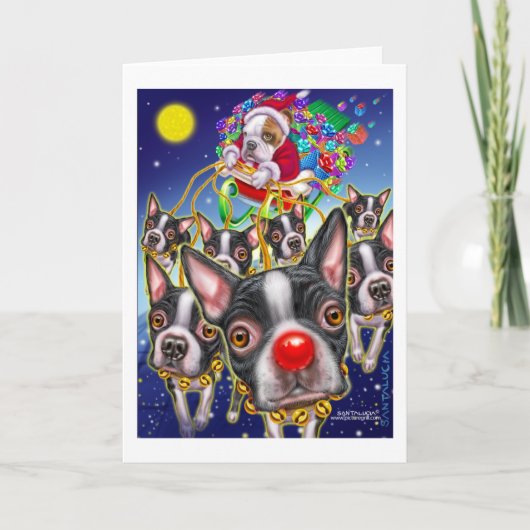 Cartes Pour Fêtes Annuelles chien_noël (Devant)