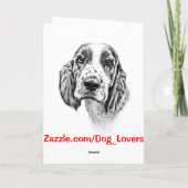 Cartes Pour Fêtes Annuelles Chien Whippet (Dos)