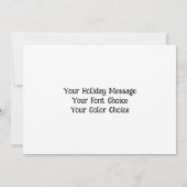 Cartes Pour Fêtes Annuelles Chiens mûrs d'aquarelle dans les pulls (Dos)