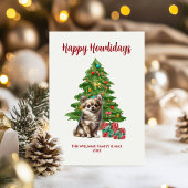 Cartes Pour Fêtes Annuelles Chihuahua Chien Famille Noël