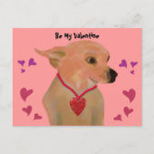 Cartes Pour Fêtes Annuelles Chihuahua Valentine Hearts (Devant)