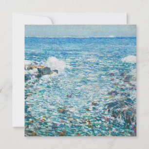 Cartes Pour Fêtes Annuelles Childe Hassam - Surf, Îles Des Chaussures