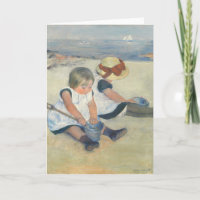 Children Playing on the Beach