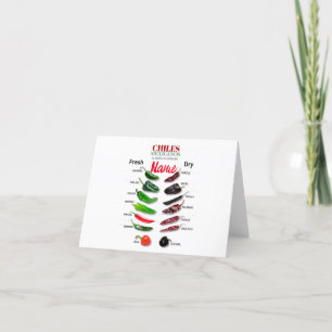 Cartes Pour Fêtes Annuelles Chiles Fresh and Dry Thunder_Cove