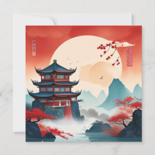 Cartes Pour Fêtes Annuelles Chine