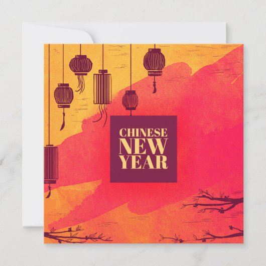 Cartes Pour Fêtes Annuelles Chinese New Year (Devant)