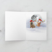 Cartes Pour Fêtes Annuelles Chinois Sharpei Joyeux Noël (Intérieur)