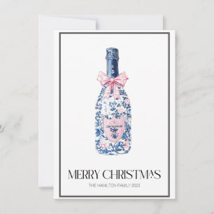 Cartes Pour Fêtes Annuelles Chinoiserie Christmas Bubble Preppy Photo