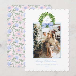 Cartes Pour Fêtes Annuelles Chinoiserie Pastel Grandmillennial du Sud