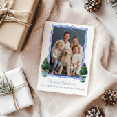 Cartes Pour Fêtes Annuelles Chinoiserie Topiary Tree Christmas Holiday Card