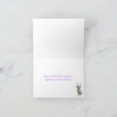 Cartes Pour Fêtes Annuelles Chiot de Dalmate de Pâques (Intérieur)