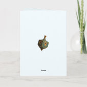 Cartes Pour Fêtes Annuelles Chiot de Hanoukka (Dos)