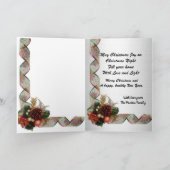 Cartes Pour Fêtes Annuelles Chiot de Noël Rottweiler dans un panier (Intérieur)