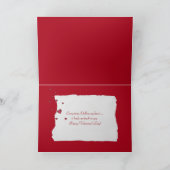 Cartes Pour Fêtes Annuelles Chiot Golden Retriever avec coeur valentin (Intérieur)