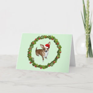 Cartes Pour Fêtes Annuelles Chiwawa Père Noël