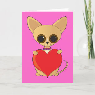 Cartes Pour Fêtes Annuelles Chiwawa Valentine