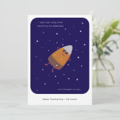 Cartes Pour Fêtes Annuelles Chocolat Bonbons Corn "Compter mes Bénédictions" A (Debout devant)